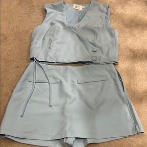 Light Blue Two-Piece Set